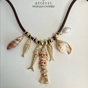 🌊 Charming Ocean-Inspired Necklace from Atterri! 🐚✨